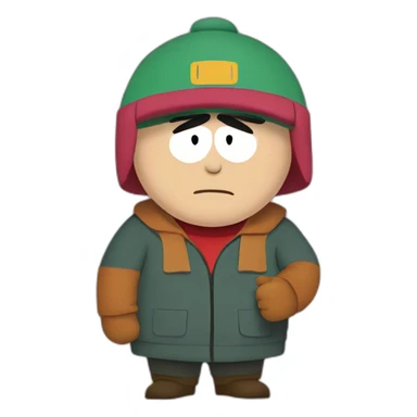 Cartman from southpark doing a thumbs up sticker