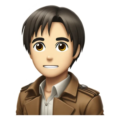 eren jaeger from attack on titan sticker