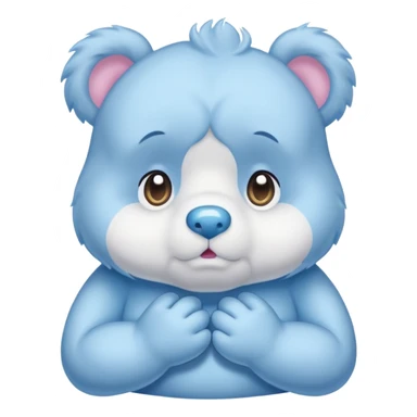 Care bear sad  sticker