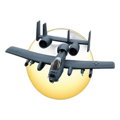 A-10 does brrrrrrrrr sticker