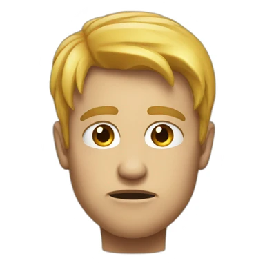 unpredictable face sticker