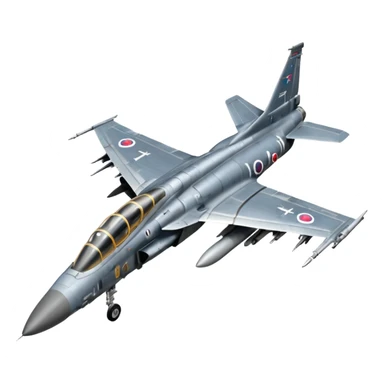 Make an f-5e tiger from the chilean air force in gray color sticker