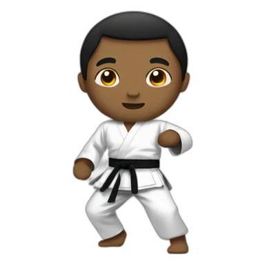 Martial arts sticker