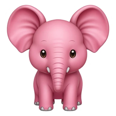 Strawberry elephant sticker
