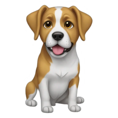 Sick dog cover blanket sticker