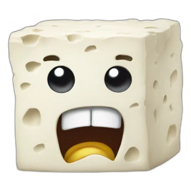 angry feta sticker