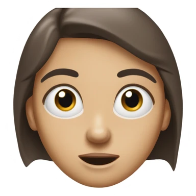 Surprised woman sticker