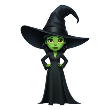 Create an Elphaba emoji sticker