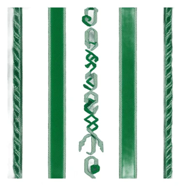 dark green knitted Slytherin scarf sticker