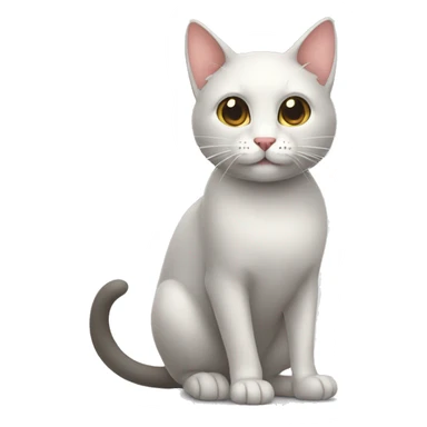 Gato brincando com um rato  sticker