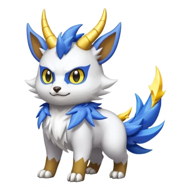 Gatomon-Pteromon-Electrike-Skiddo-fusion sticker