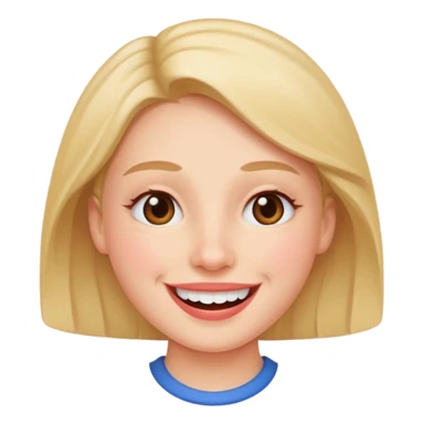 A smile with jawline sticker