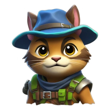 teemo dans fortnite sticker