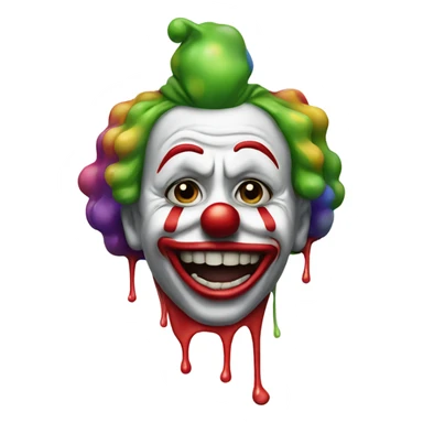 Clown dripped out sticker