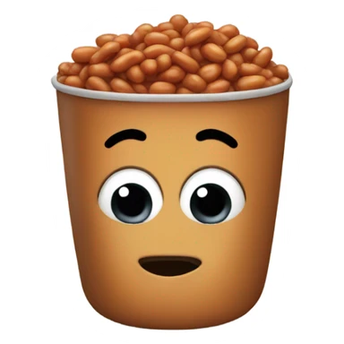 Four baked beans sticker