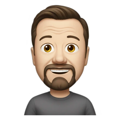 Ricky gervais realist sticker