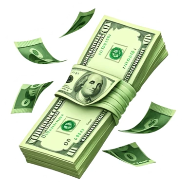 Falling value of the dollar sticker