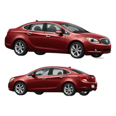 Red Buick verano sticker