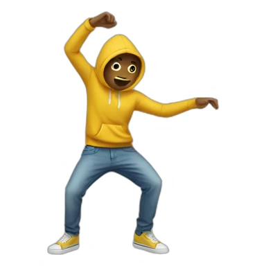 Personne qui Dab sticker