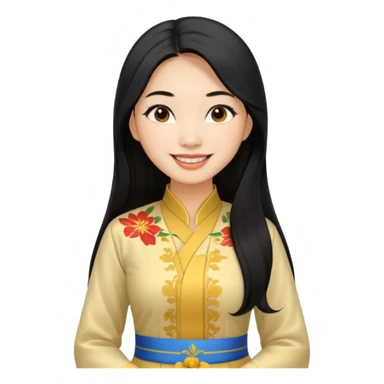 vietnamese woman sticker