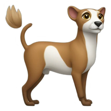 animal doing a pose of bellingham sticker