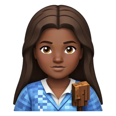 Danielle Brooks as a Minecraft character sticker