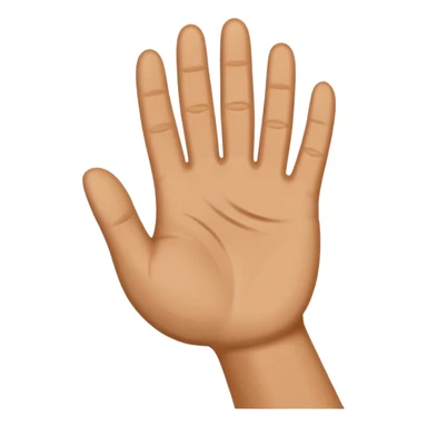 High Five hand sticker