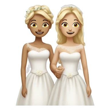 two swedish brides sticker