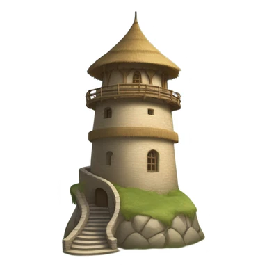 Rapunzel tower sticker