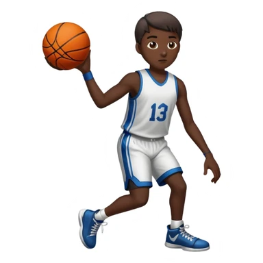 Person playing basketball  sticker