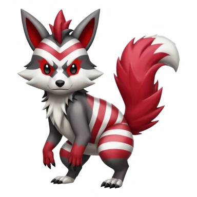 Obstagoon-Zangoose-Zigzagoon-fusion sticker