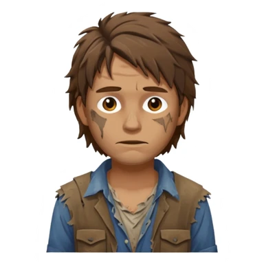 Vagabond,Knave. Halfl body sticker