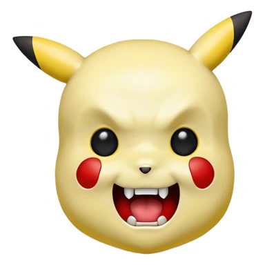 pikachu-ghostface vampire sticker