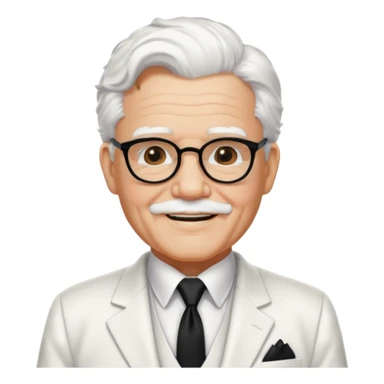 Kernel sanders sticker