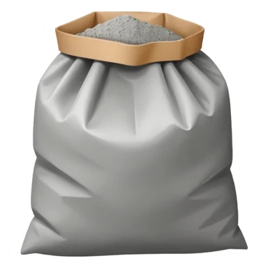 bag of concrete mix sticker