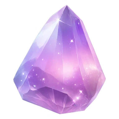 Pastel nebula crystal shard gem sticker