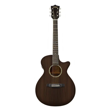 A Martin OM style guitar  sticker