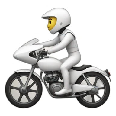 fencer on bike  sticker