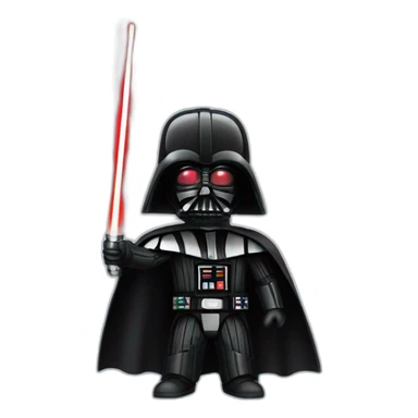 Darth vader singing sticker