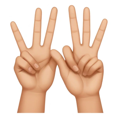 Zafer işareti sticker