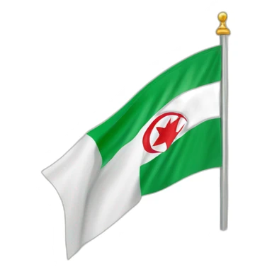 Un Tunisien avec le drapeau de l’algerie sticker