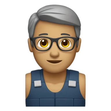 Personne utilisant un aviron sticker