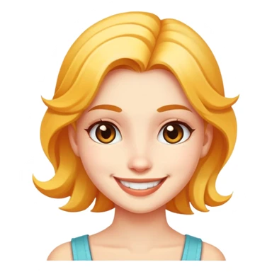 Beautiful smiling girl jinx sticker