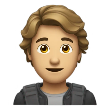 Quelqu'un qui lève une main en lai sticker