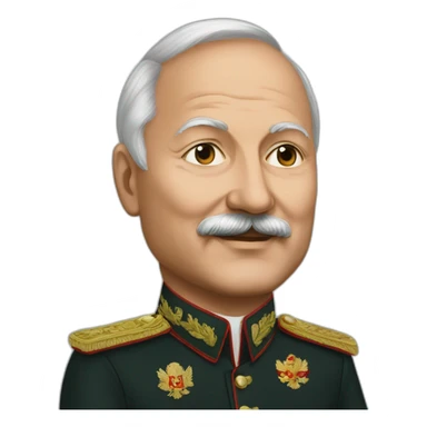 Black Alexander Lukashenko sticker