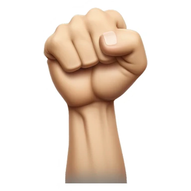 Flexing bicep arm combined with flexing bicep bionic arm.  sticker