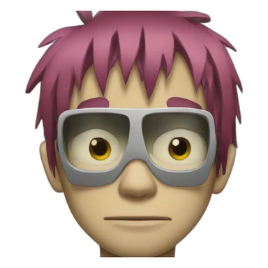 Stuart pot from gorillaz sticker