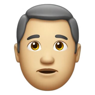 Bloated head sticker