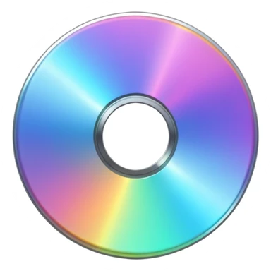 светящийся CD-диск, no background sticker