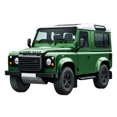 land rover defender green sticker